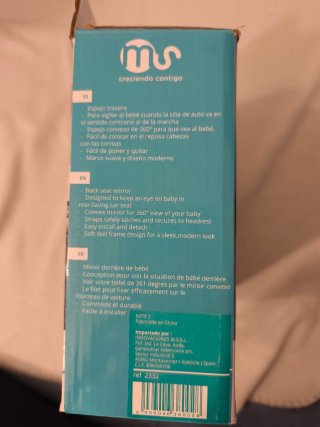 Espejo Retrovisor Coche Bebé