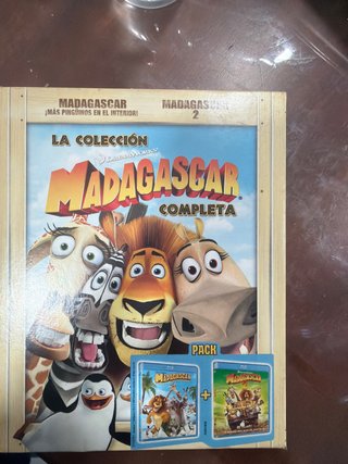 Colección Madagascar Blu-ray Completa