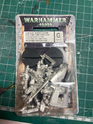 Warhammer 40k Eldar Plataforma Armas Pesadas