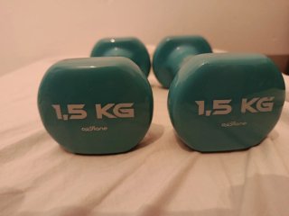 2 Mancuernas 1.5 kg cada una