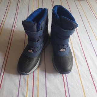 Botas de Nieve Azul y Negro