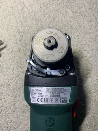 Smerigliatrice Metabo WEV 17-125 Quick Inox