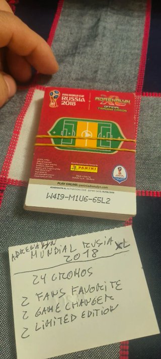 Cartas Futbol Adrenalyn Mundial Rusia 2018