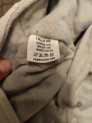 Conjunto Abrigo y Pantalón Bebé 9 Meses