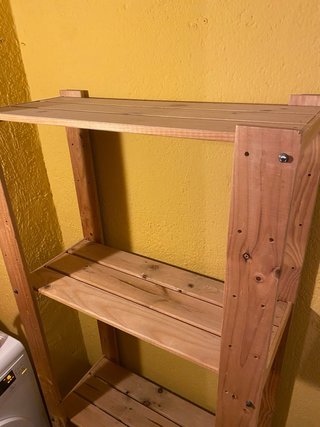 Estantería Madera Maciza Regulable