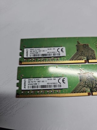 2x 8GB DDR4 2400T Kingston RAM