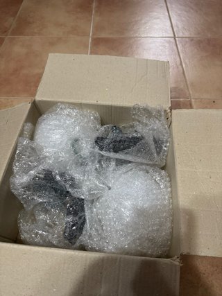 Lámpara de mesa globo con figura