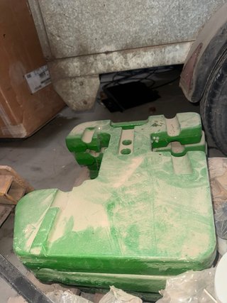 4 Contrapesos John Deere 40 kg