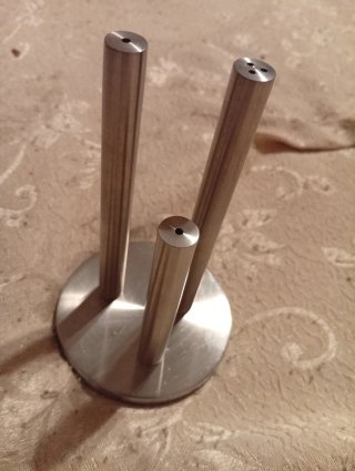 Saliera di design in acciaio