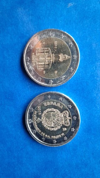 2 Monedas Conmemorativas España SC