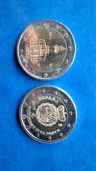 2 Monedas Conmemorativas España SC