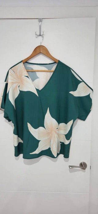 Conjunto de Blusa y Pantalón Estampado