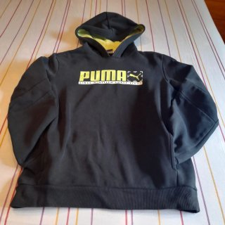 Sudadera Puma Negra con Capucha