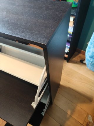 Zapatero Negro BISSA de Ikea