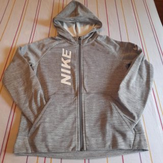 Sudadera Nike Gris con Cremallera