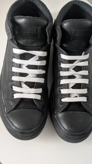 Zapatillas Converse de Piel Negras Talla 40