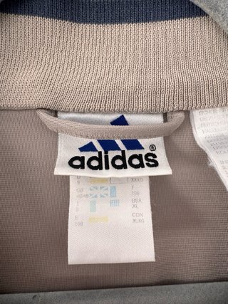 Chaqueta Adidas Retro Beige y Azul Talla XL