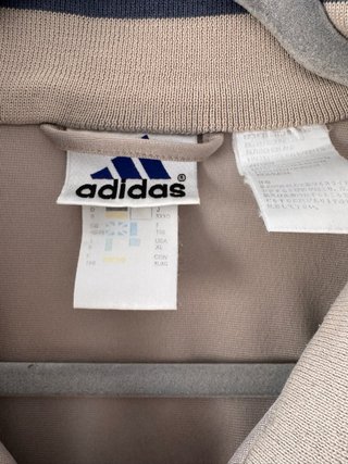 Chaqueta Adidas Retro Beige y Azul Talla XL