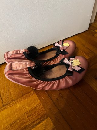 Bailarinas Hello Kitty Raso Rosa Talla 37
