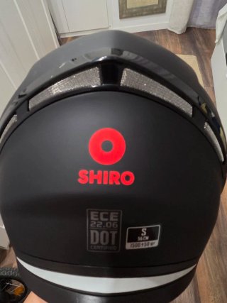 Casco de moto SHIRO negro