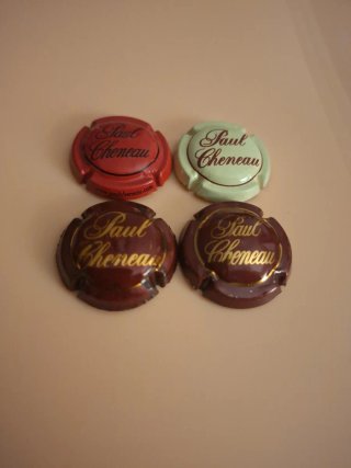 Set de 4 Chapas de Cava Paul Chenau