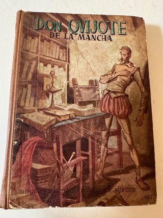 Libro Don Quijote de la Mancha (1953) -Ed. Escolar