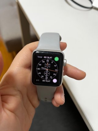 Apple Watch Series 3 38mm Plata - 76% batería