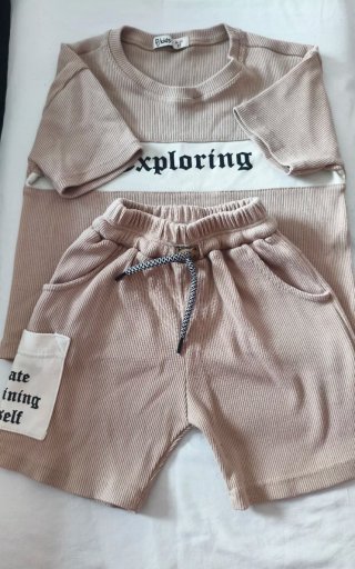 Conjunto de Bebé Camiseta y Pantalón Corto
