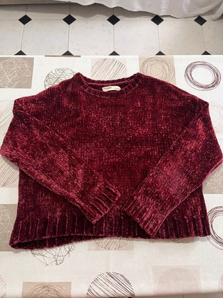Jersey Pull&Bear Burdeos Talla M