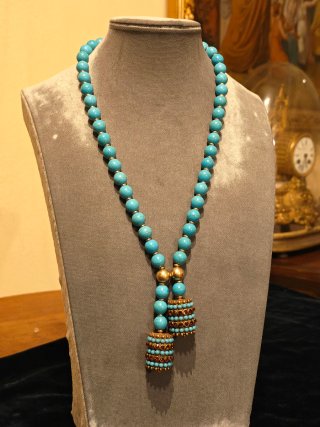 Collana Lariat a Y Turchese