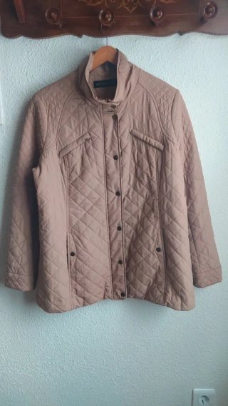 Chaqueta acolchada Encuentro Talla XL Beige