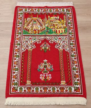 Tappeto vintage con frange