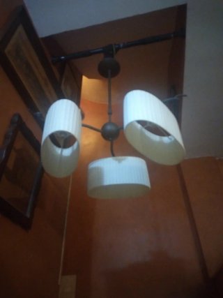 Lámpara de Techo de Forja con 3 Luces