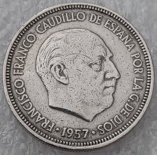 Moneda 5 Pesetas 1957 *19-60