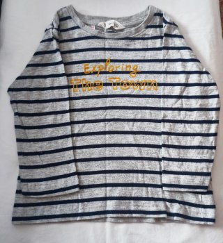 Camiseta de rayas para bebé