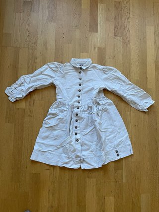 Vestito grembiule vintage beige