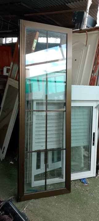 Puerta Balconera Bronce 140x230,180,230