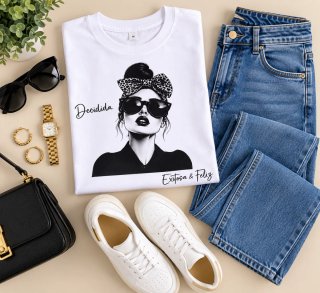 Camiseta Mujer Decidida Talla M