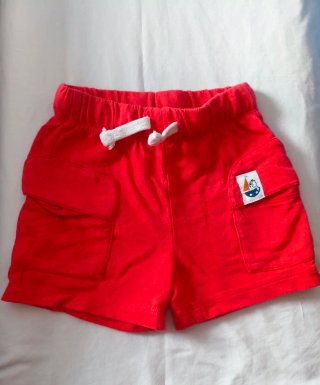 Pantalón Corto Rojo de Bebé
