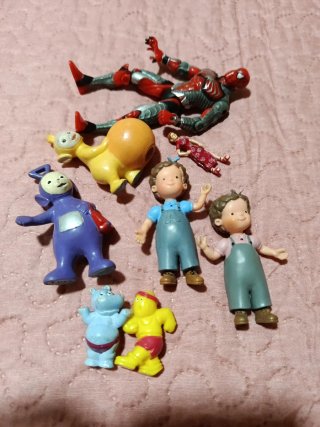 8 Muñequitos 1988 antiguos