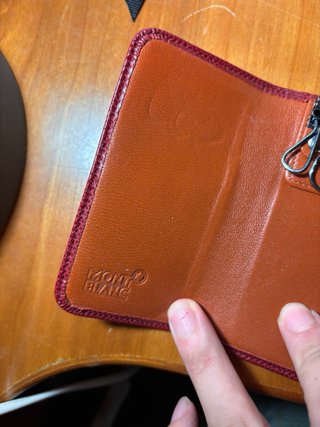 Monedero Montblanc Rojo