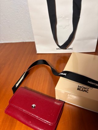 Monedero Montblanc Rojo
