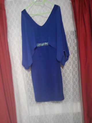 Vestido azul personalizado