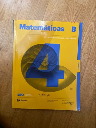 Matemáticas B 4º ESO Casals