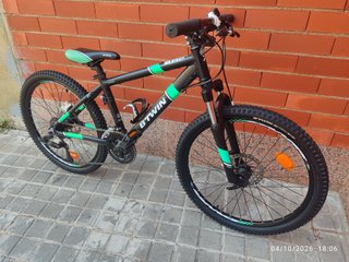 Bicicleta Niñ@ 24" Frenos Disco Rockrider