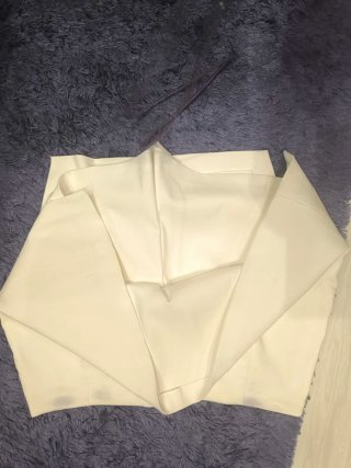Falda pantalón blanca Stradivarius