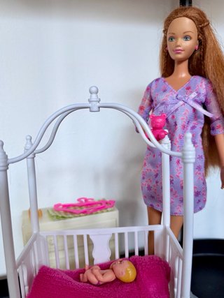 Barbie Midge + bambina Happy Family Mattel 2002