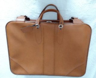 Maleta grande cuero vintage marrón