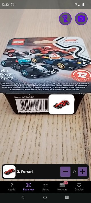 Lego 71049 F1 Ferrari
