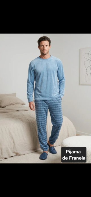 Pijama de Franela para Hombre